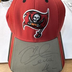 Tampa Bay Buc Hat Signed By Mike Allstot Autograph Reebok Buccaneers